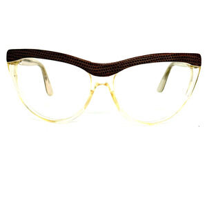 VINTAGE Prince Michel de Bourbon designer sunglasses snakeskin detail‎ H441